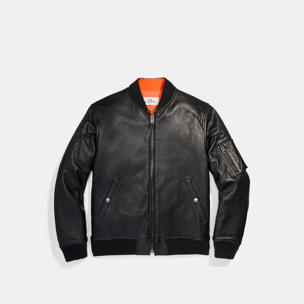 COACH® Outlet | Leather Ma 1 Jacket