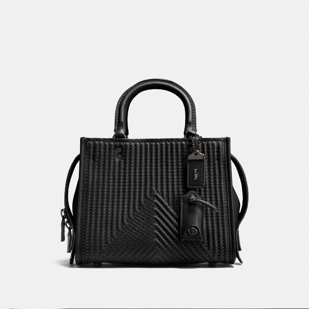 Coach rogue 25 with quilting and rivets on sale