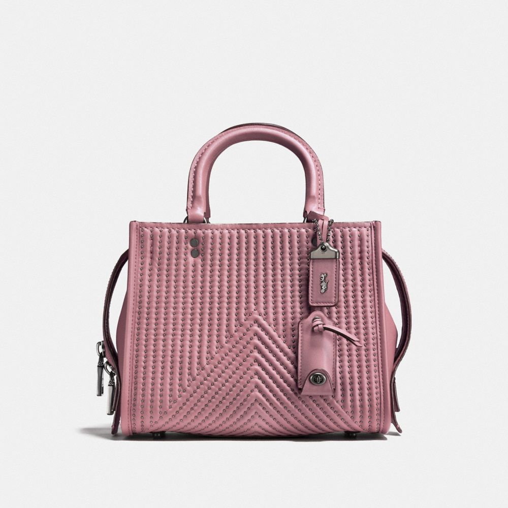 Coach rogue 25 with quilting and rivets hot sale