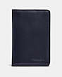 COACH®,CARD WALLET,Leather,Midnight,Front View