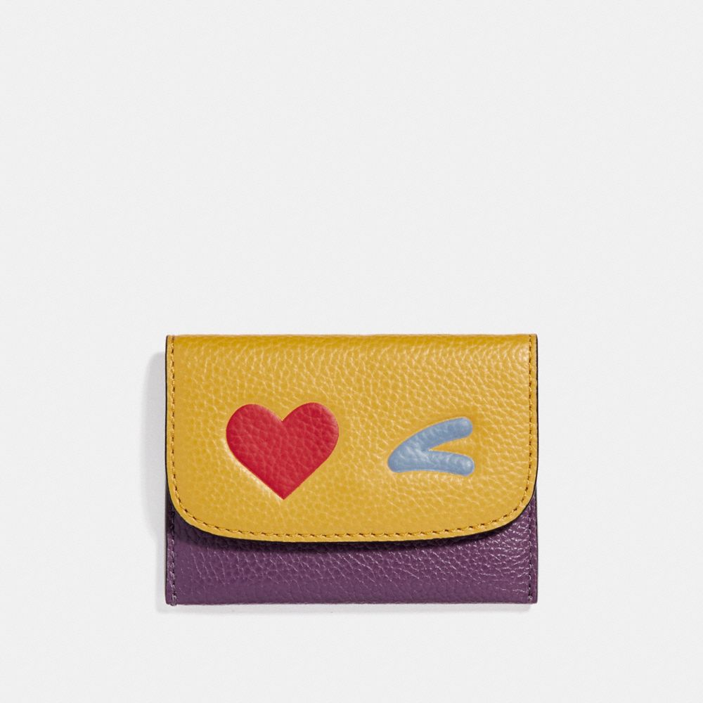 Pochette Pour Cartes Avec Coeur Pailleté