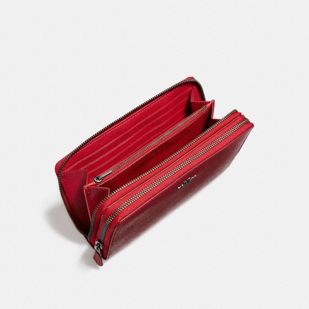 Double zip travel wallet new arrivals