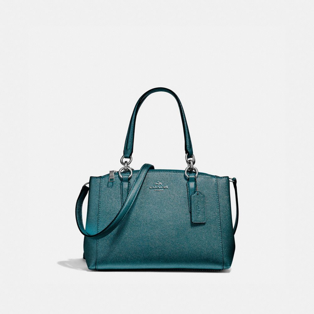 Coach mini christie discount carryall in crossgrain leather