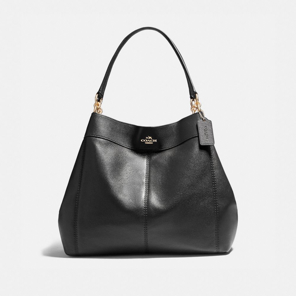 Coach lexy pebble shop leather shoulder bag