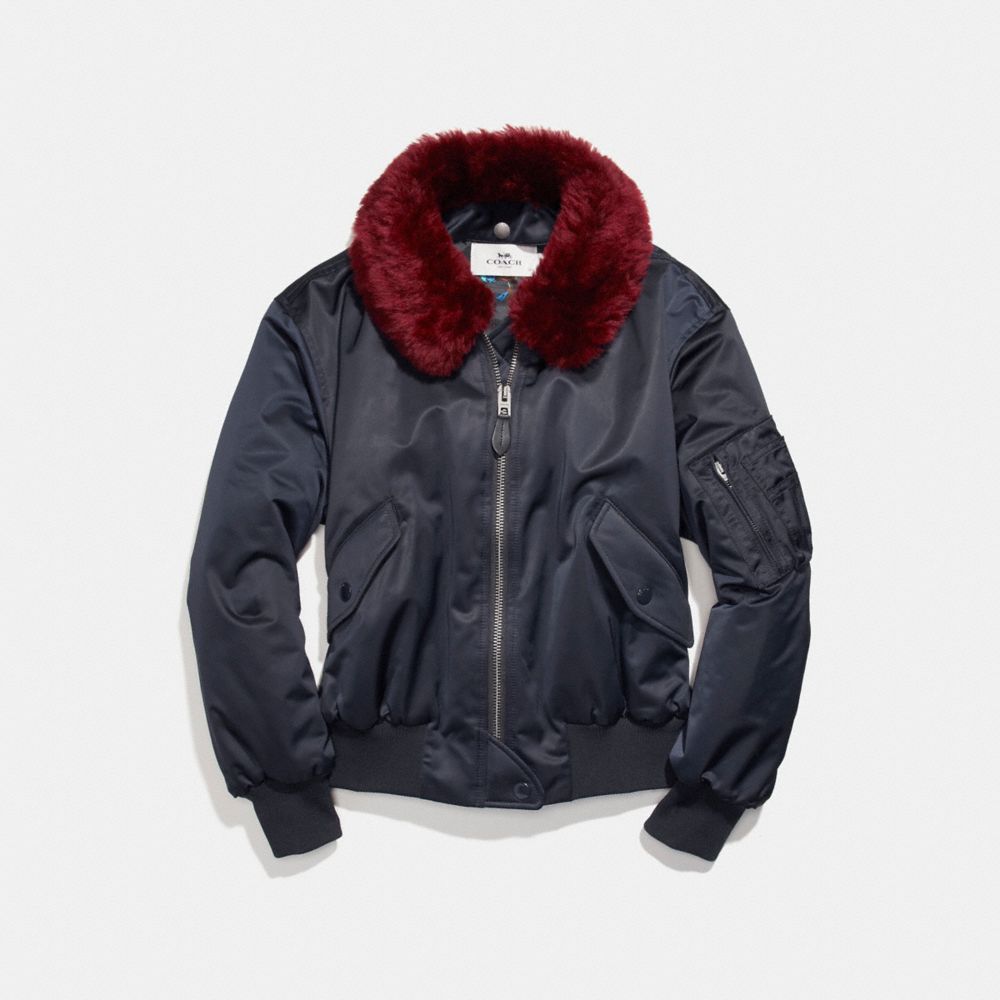 Ma 1 Jacket With Shearling Collar