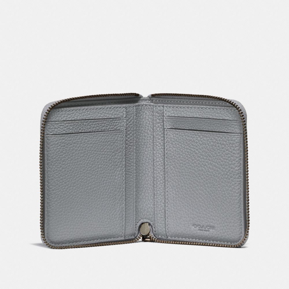 COACH®,Small Zip Around Wallet,,Inside View,Top View