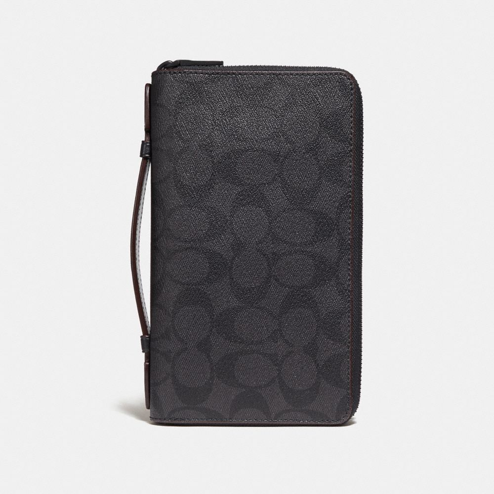 Double Zip Travel Organizer In Signature Canvas