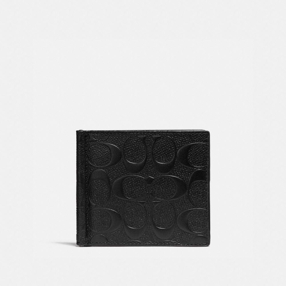 COACH Outlet Money Clip Billfold In Signature Leather