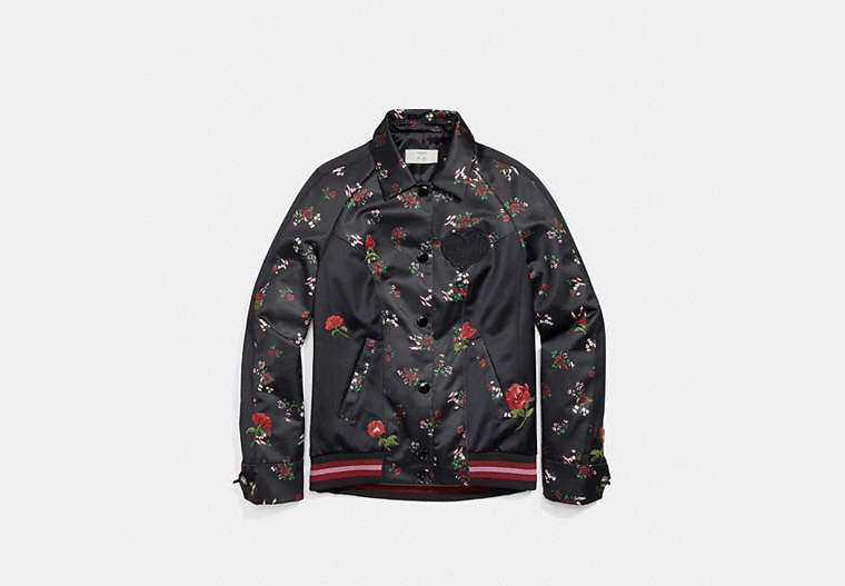 Cross Stitch Floral Souvenir Jacket