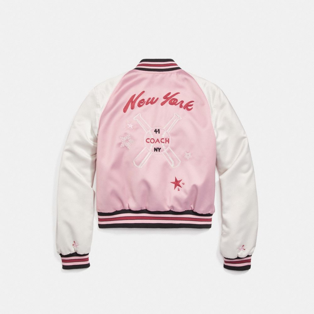 Cropped Baseball Souvenir Jacket