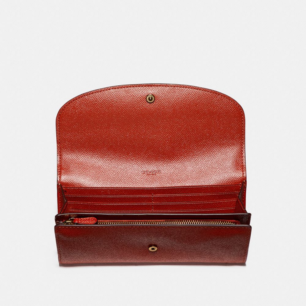 Slim Envelope Wallet In Colorblock
