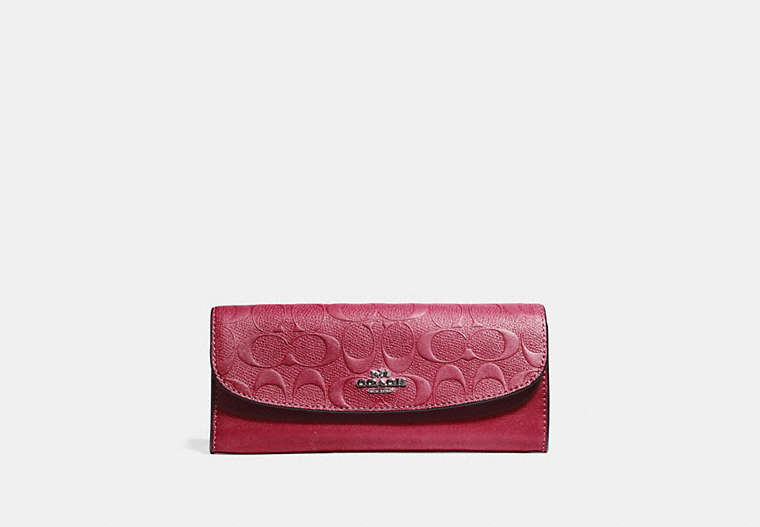 Soft Wallet In Signature Leather