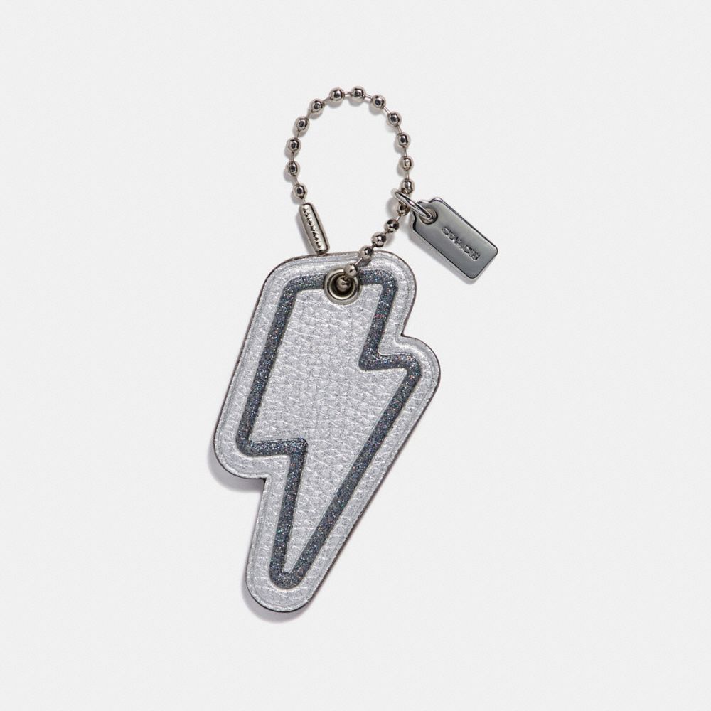 Glitter Lightning Bolt Bag Charm