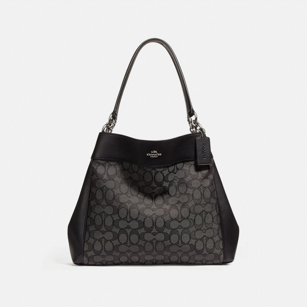 Coach small lexy shoulder bag in signature jacquard new arrivals