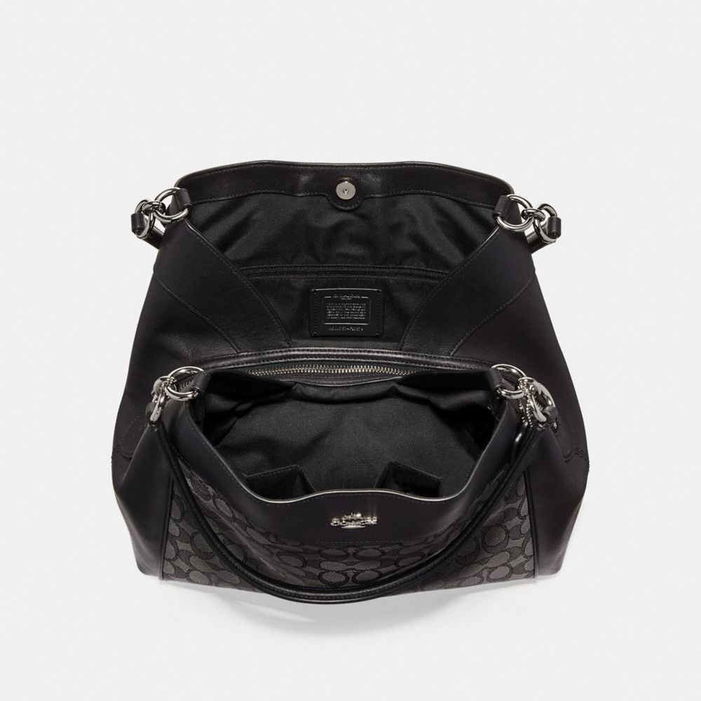 Coach lexy store shoulder bag black