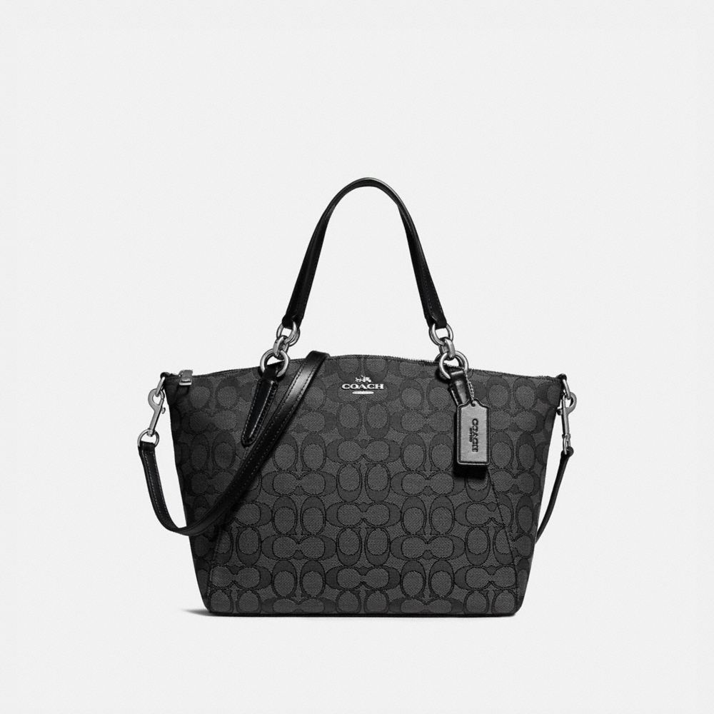 Mini kelsey satchel deals in signature jacquard