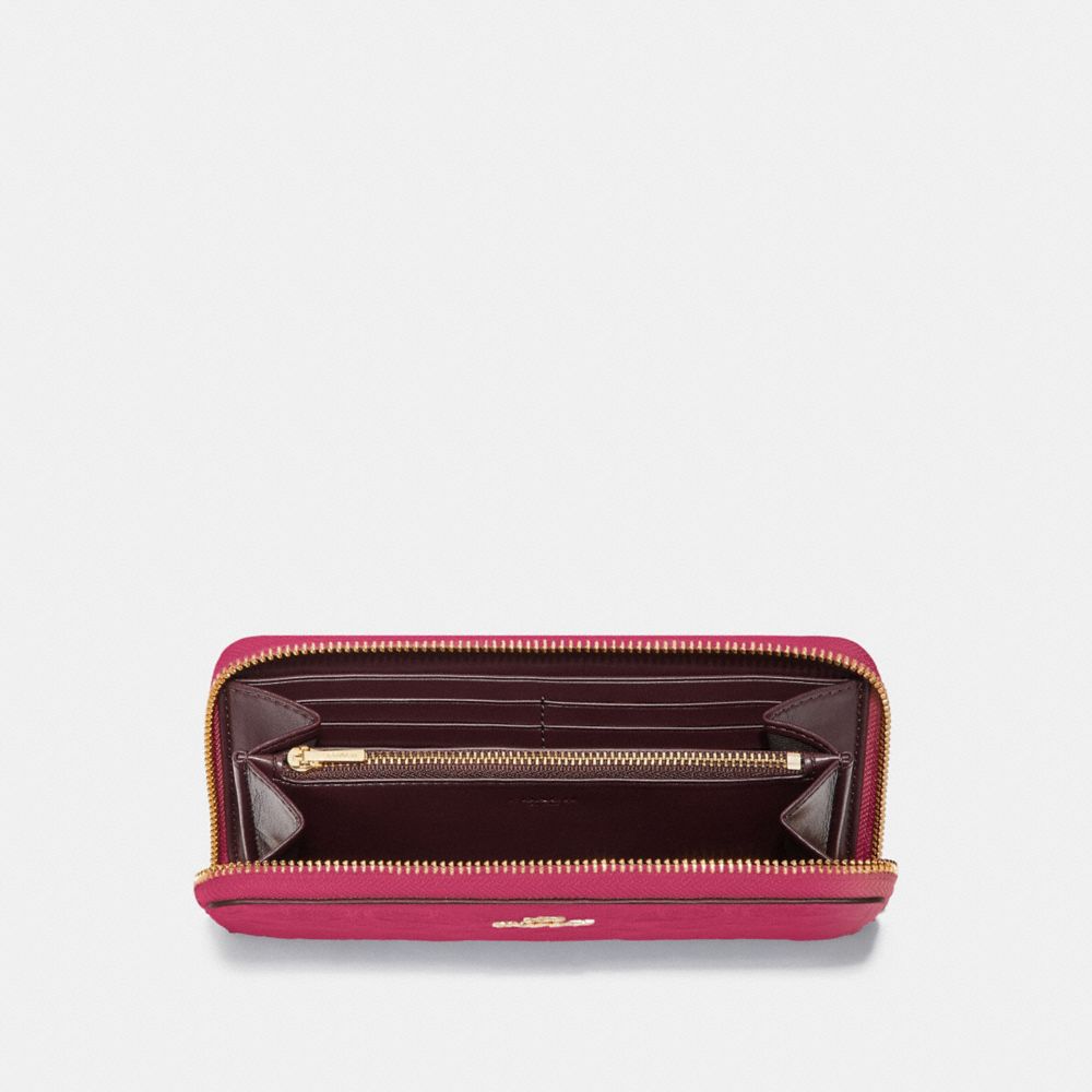 COACH Outlet Accordion Zip Wallet In Signature Leather