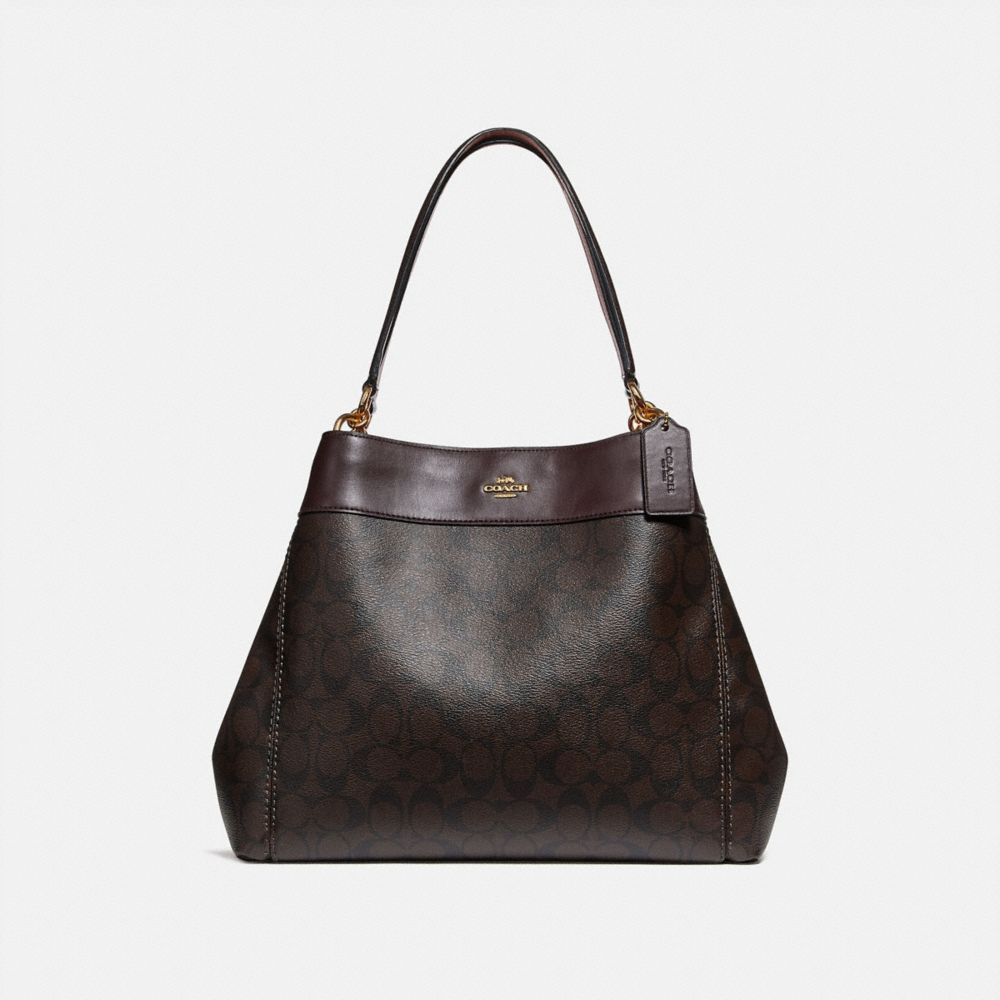 COACH Outlet Lexy Shoulder Bag In Signature Canvas