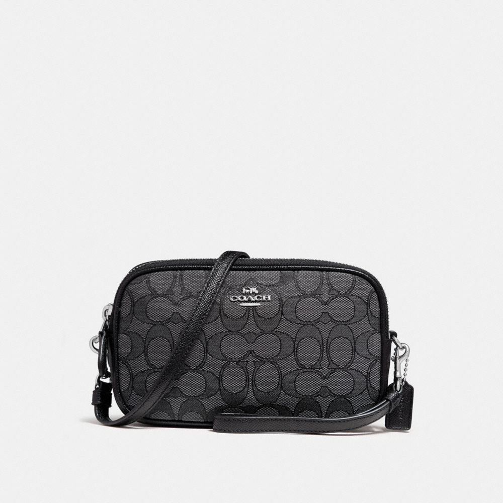 COACH® Outlet | Boxed Sadie Crossbody Clutch In Signature Jacquard
