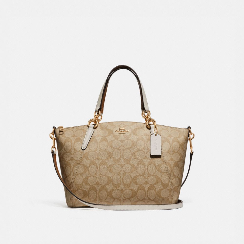 COACH Outlet Small Kelsey Satchel In Signature Canvas