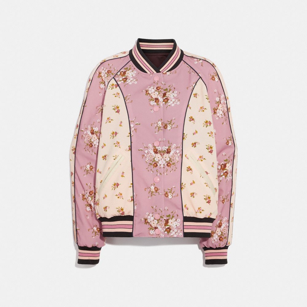 Coach hotsell floral jacket