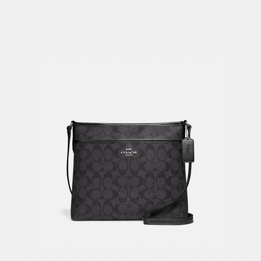 Coach signature best sale file crossbody