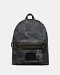 COACH®,ACADEMY BACKPACK WITH CAMO PRINT,mixedmaterial,X-Large,Black Copper/Charcoal,Front View