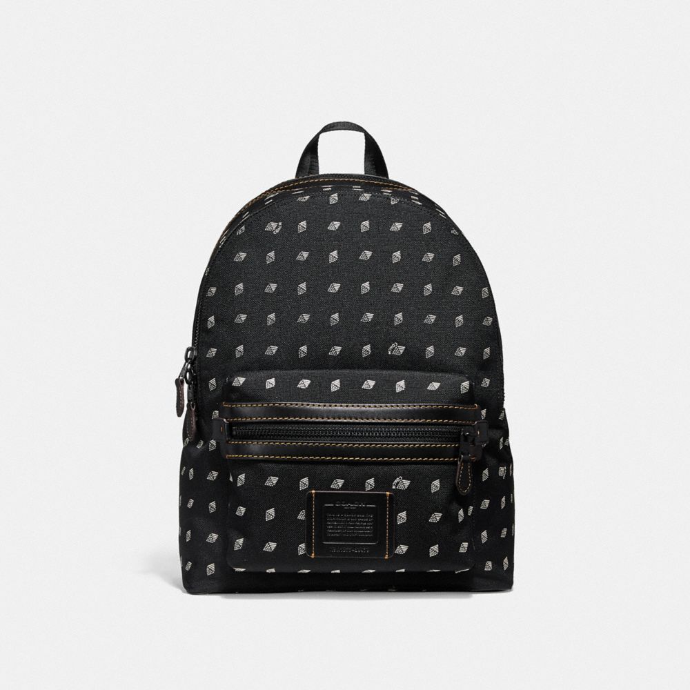 Academy Backpack With Dot Diamond Print