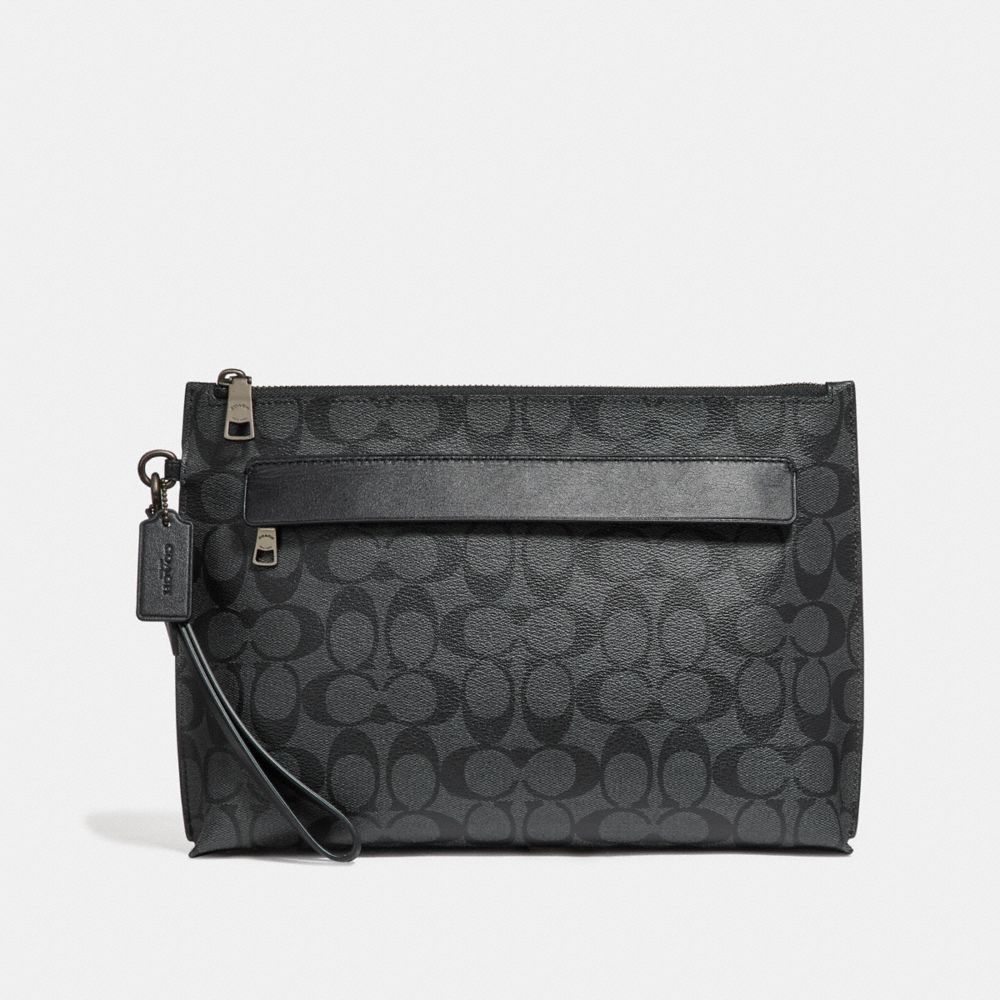 COACH® Outlet | Carryall Pouch In Signature Canvas