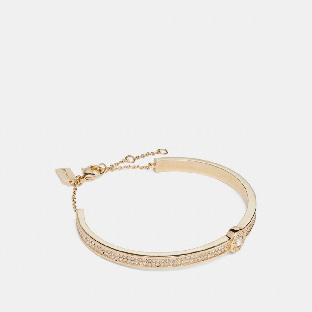 Open Circle Pave Bracelet