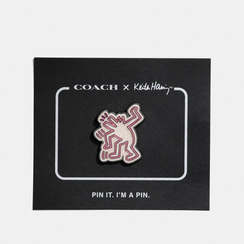 New online without tags Set of 4 - Coach x Keith Haring pins