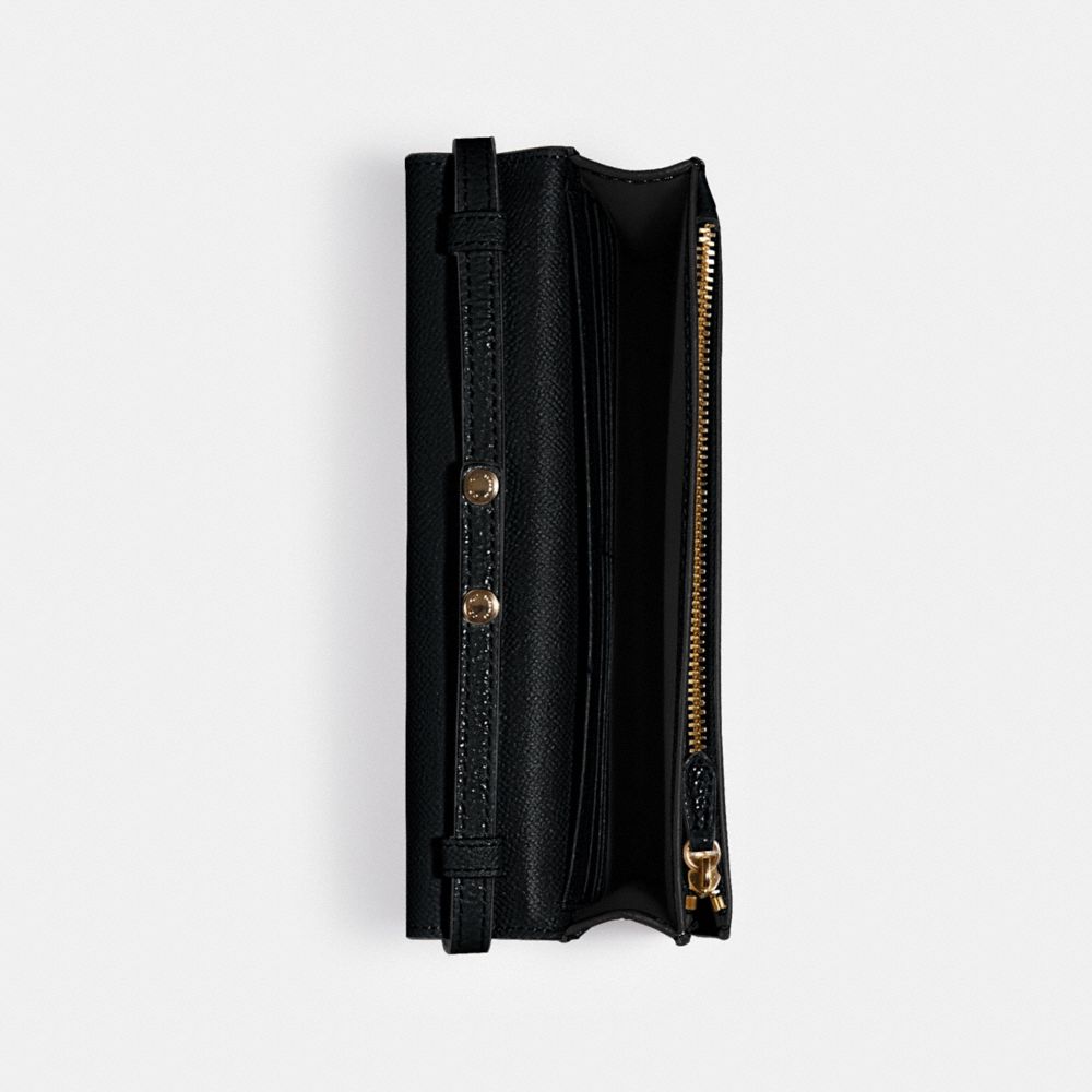 Foldover Crossbody Clutch