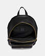 COACH®,MEDIUM CHARLIE BACKPACK,Leather,Large,Gold/Black,Inside View,Top View