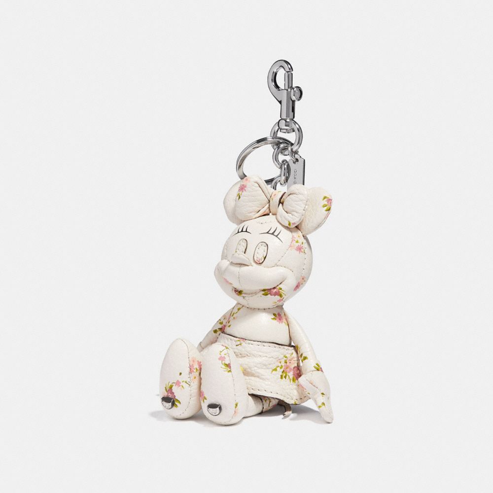 Coach minnie mouse bag charm sale