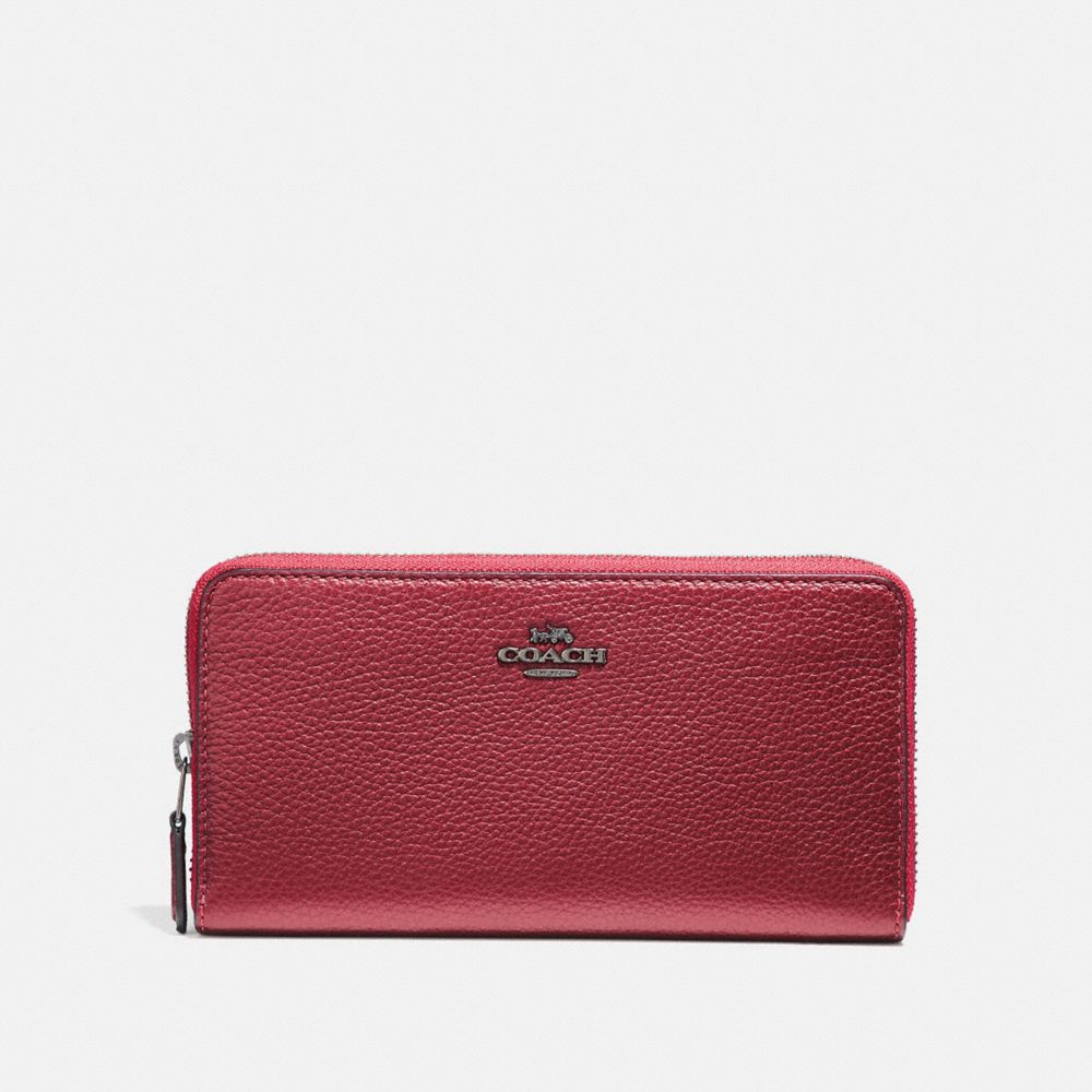 COACH®,Accordion Zip Wallet,,Front View