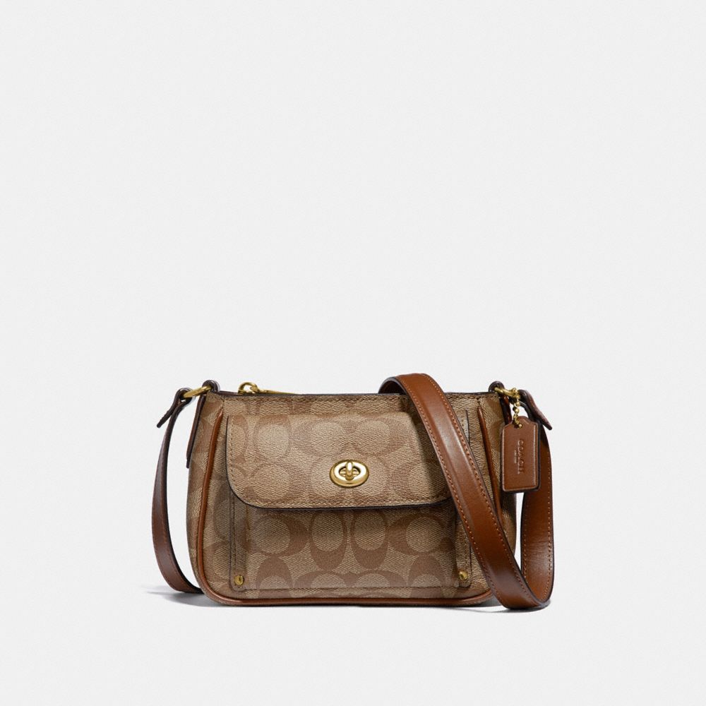 COACH Outlet Sadie Crossbody In Signature Canvas