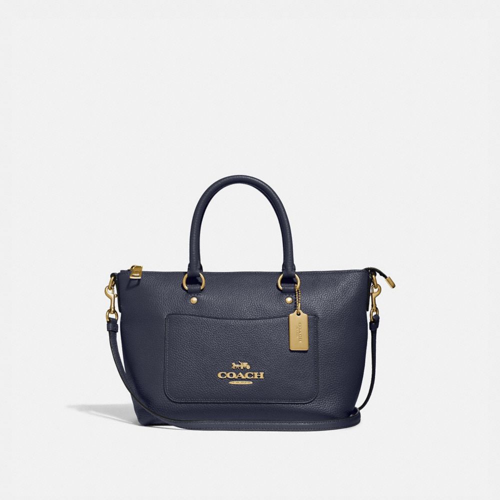 Coach emma store satchel black