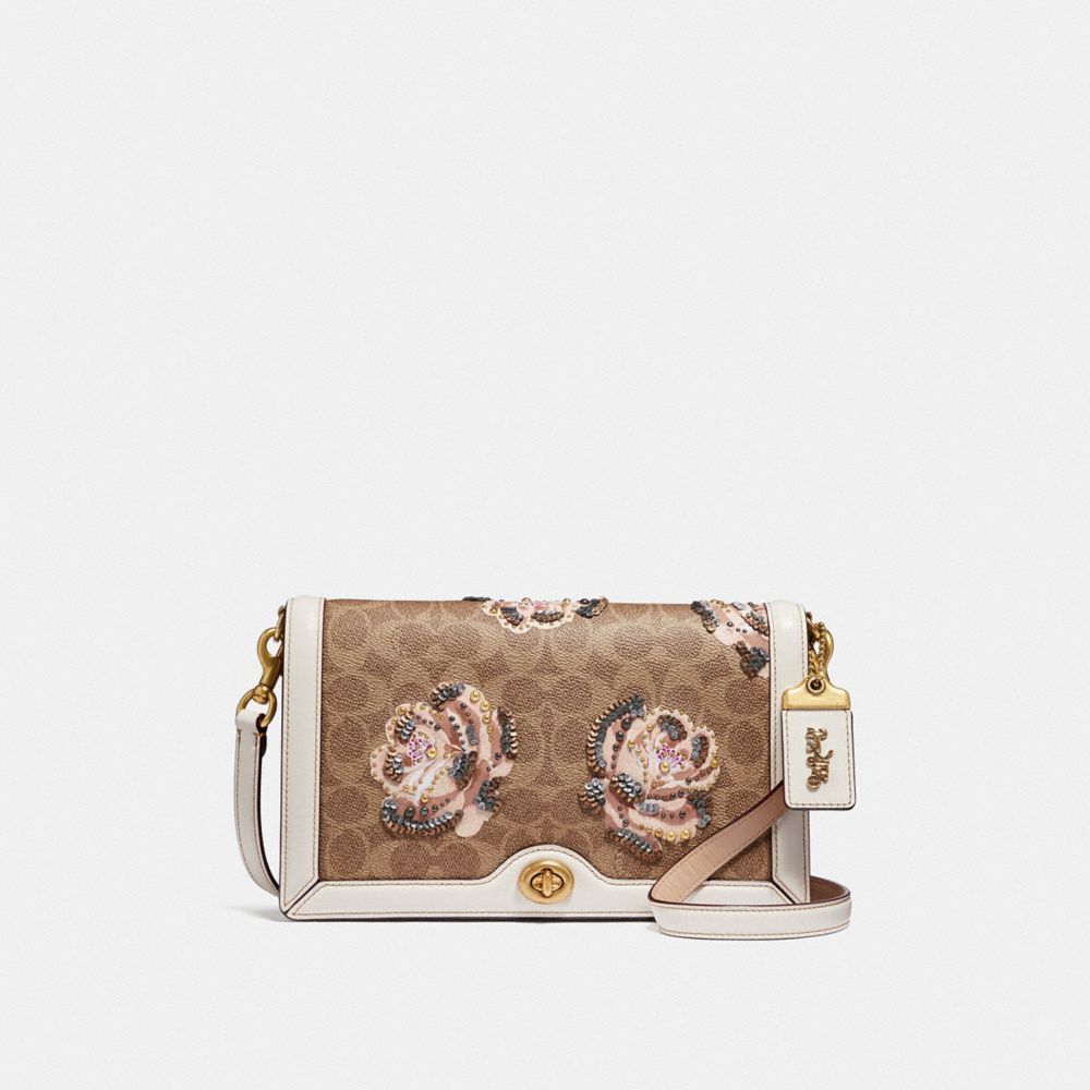 COACH Outlet Riley In Embellished Signature Rose Print