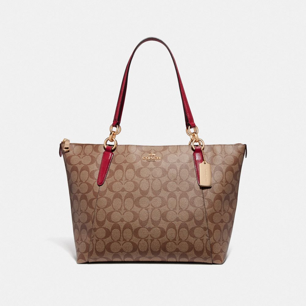 Coach signature ava online tote