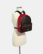 COACH®,MEDIUM CHARLIE BACKPACK IN SIGNATURE CANVAS,pvc,Small,Gold/Brown True Red,Alternate View