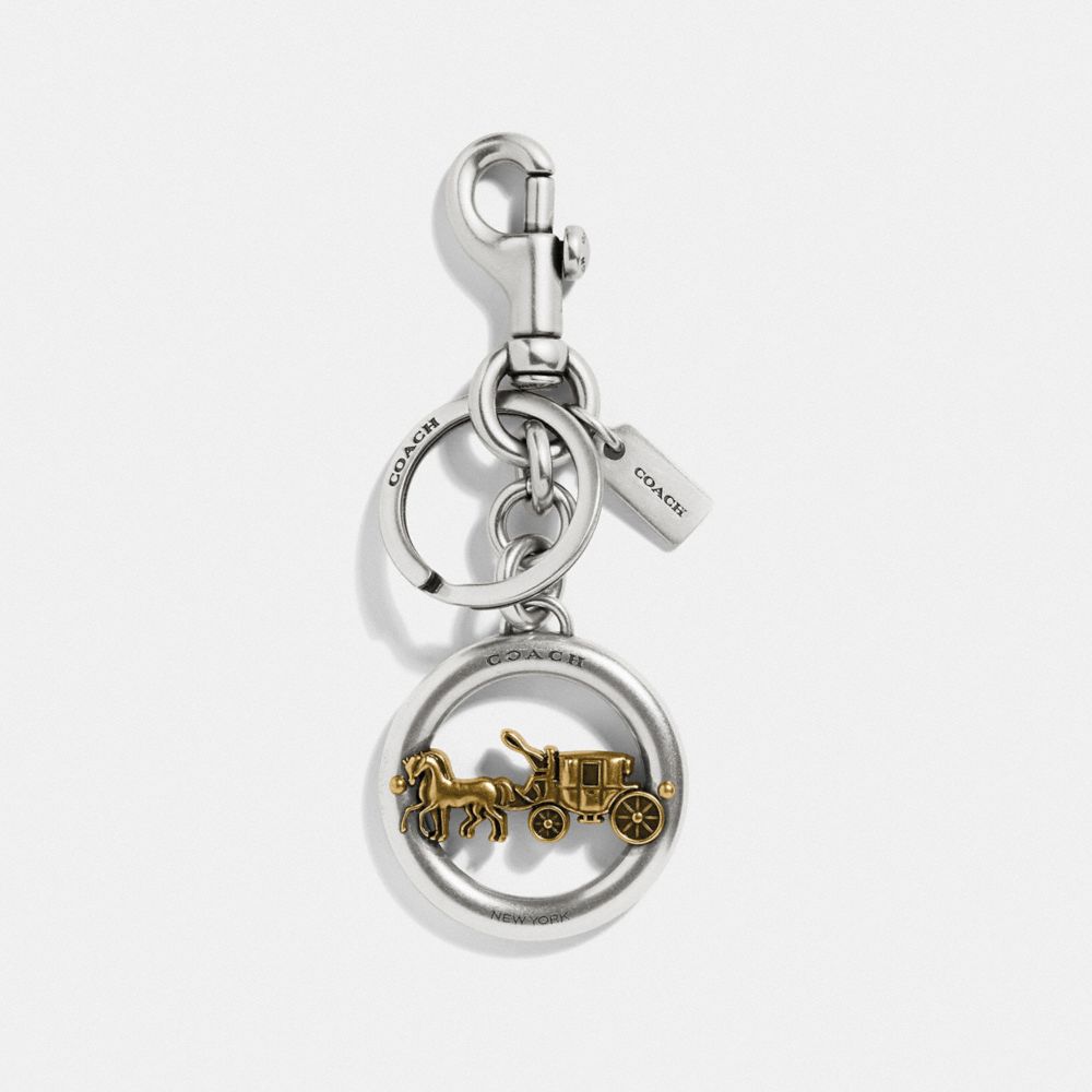 Horse And Carriage Pendant Bag Charm