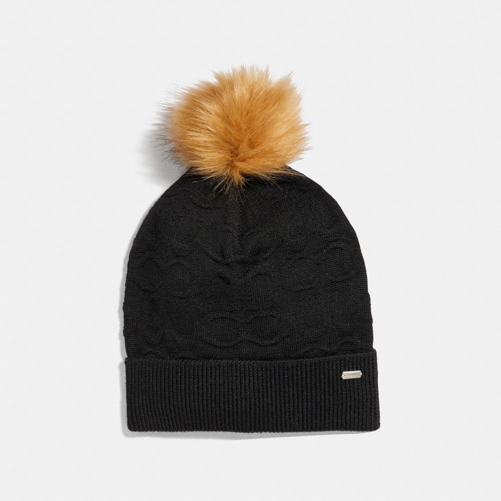 Embossed Signature Knit Hat