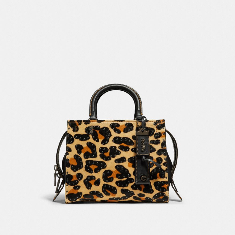 COACH® | Rogue 25 With Embellished Leopard Print