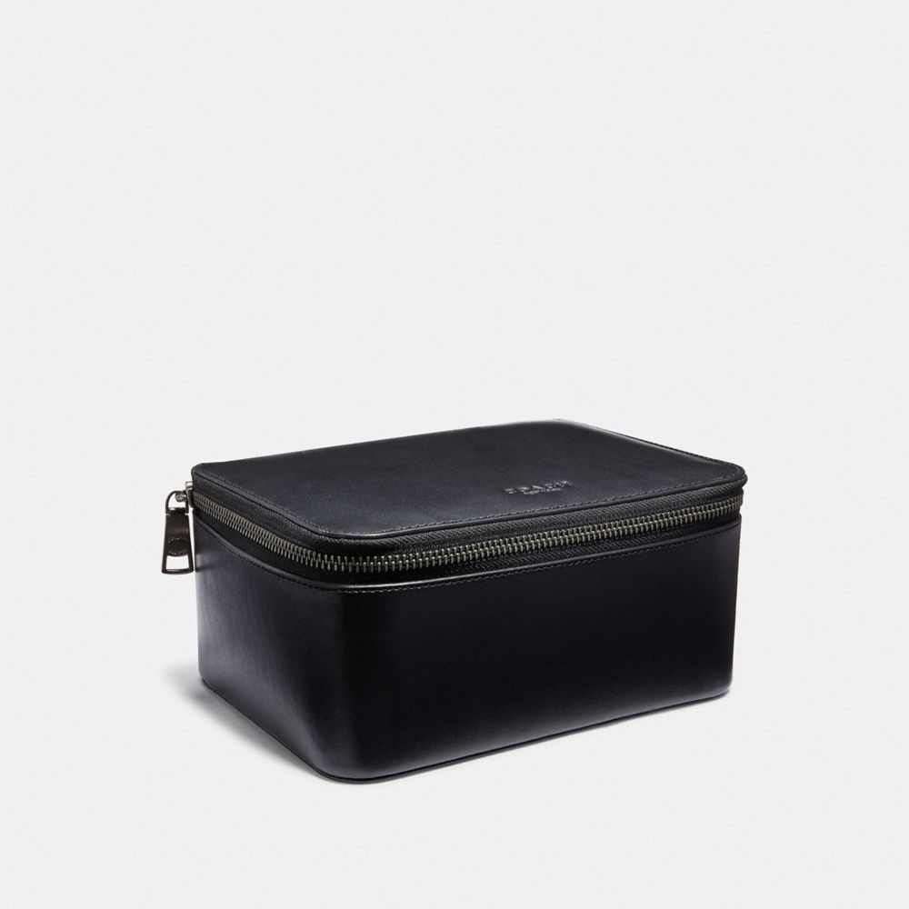 COACH® | Double Zip Travel Organizer In Signature Leather