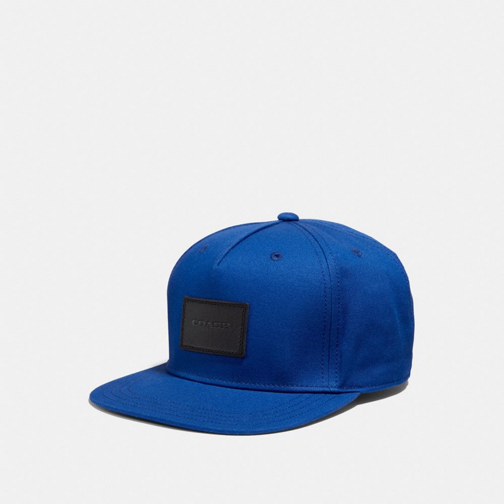 Coach flat cheap brim hat