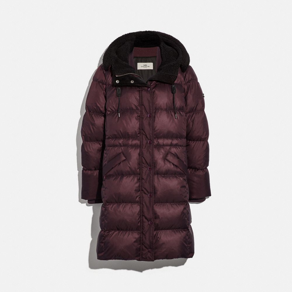 Long Puffer, Bordeaux/Black – SOTE