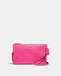 COACH®,LYLA CROSSBODY,Leather,Small,Gold/Pink Ruby,Front View