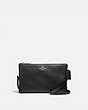COACH®,LYLA CROSSBODY,Leather,Small,Gold/Black,Front View