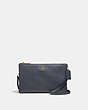 COACH®,LYLA CROSSBODY,Leather,Small,Gold/Midnight,Front View