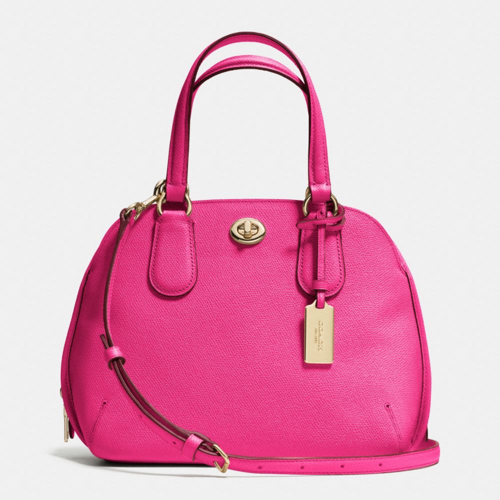 COACH Mirror Metallic Mini Prince Street Satchel